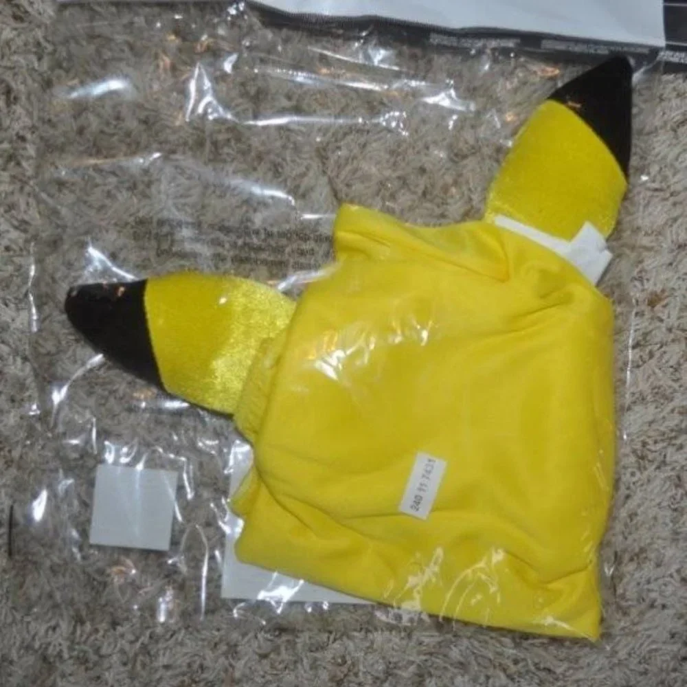Pokemon Pikachu Halloween Costume 10/12 Yellow Dress Leggings Headband Girls